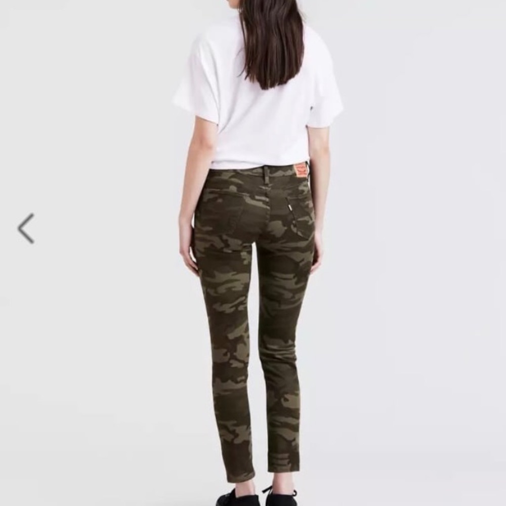 LEVI’S CAMO PRINT 711 SKINNY ANKLE WOMEN'S JEANS | 31 - Picture 5 of 14